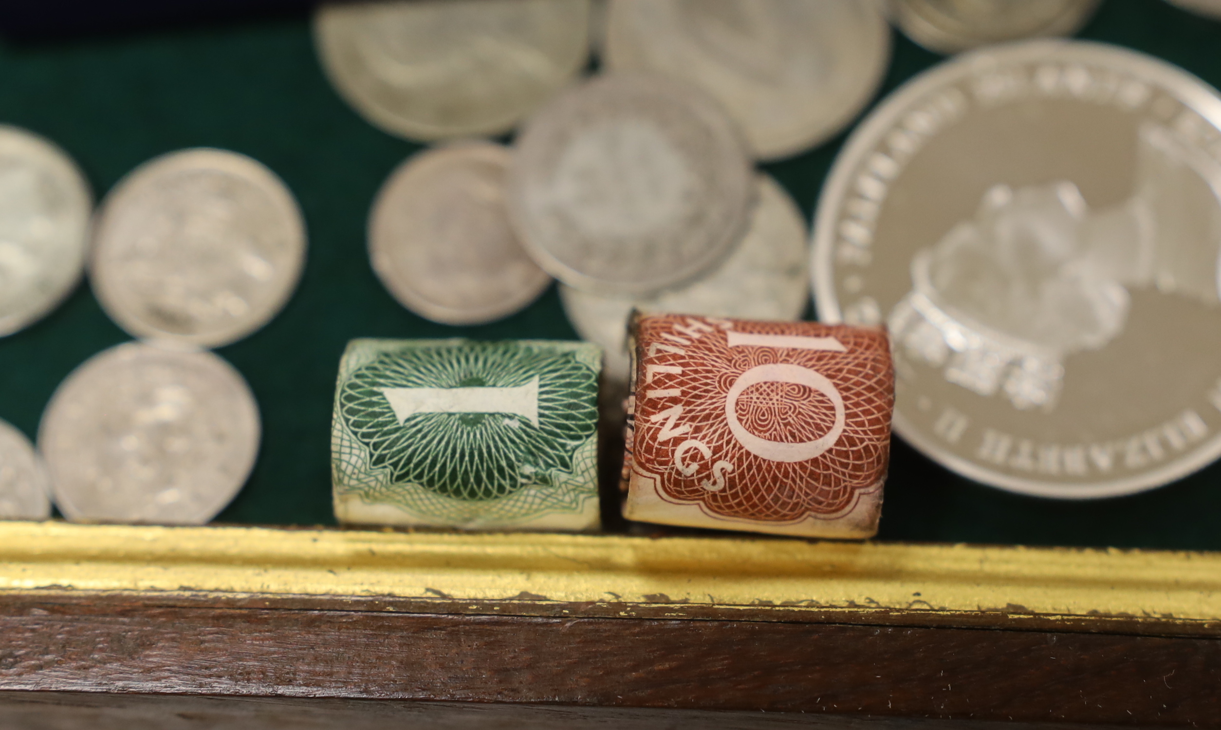 World coins, silver including Hong Kong one dollar 1901, 1895 crown, etc.